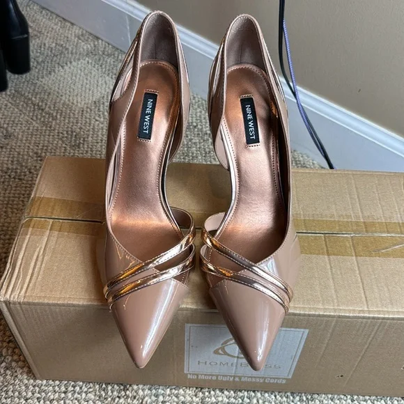 NWOT • Nine West • Women's Findme Pump • Clay/Gold • Size 10M • FABULOUS! - Picture 3 of 17